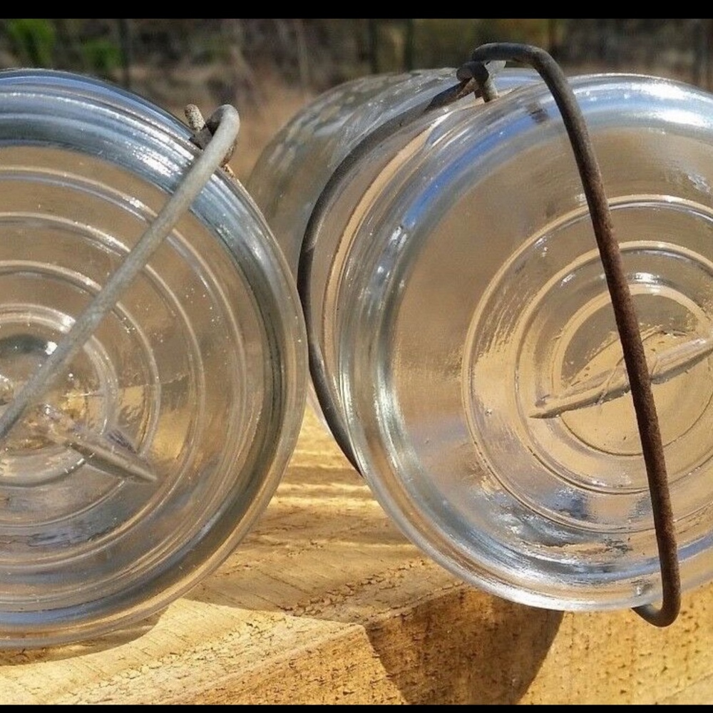 3 VTG Wire Closure Ball & ACME Mason Jars - Picture 8 of 8
